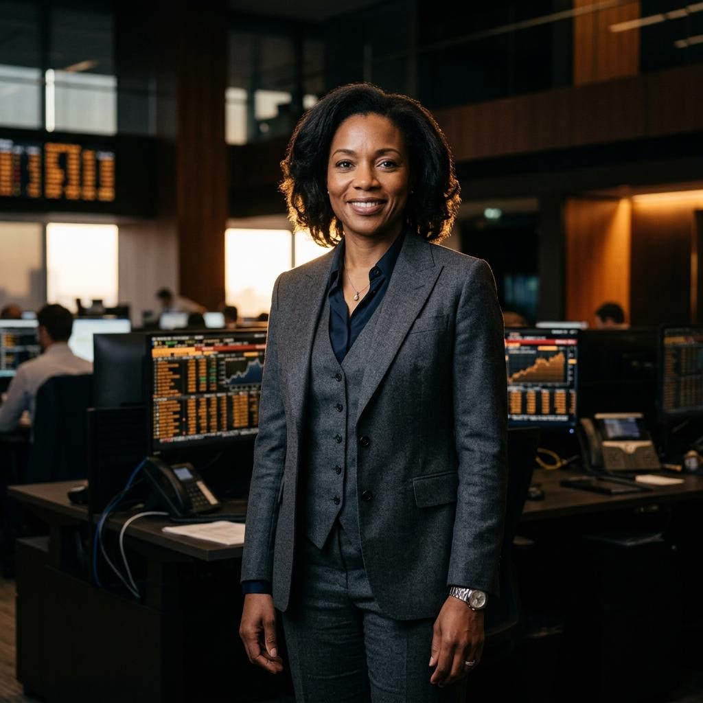 Quantitative systems architect reviewing market data